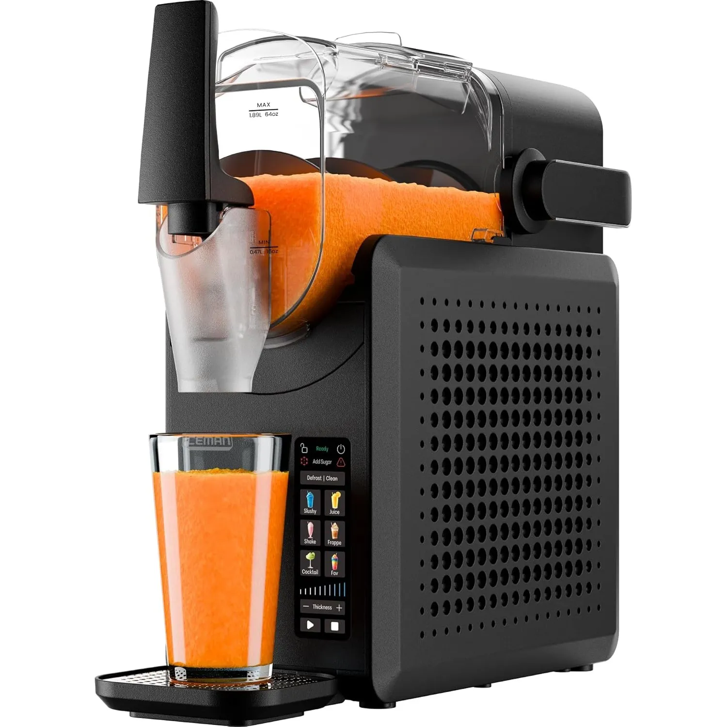 Iceman 1,9L Slushie-Maschine, 5 Voreinstellungen, kein Eis & kein Mixen | für Margaritas, Frappes & Shakes, Touchscreen…