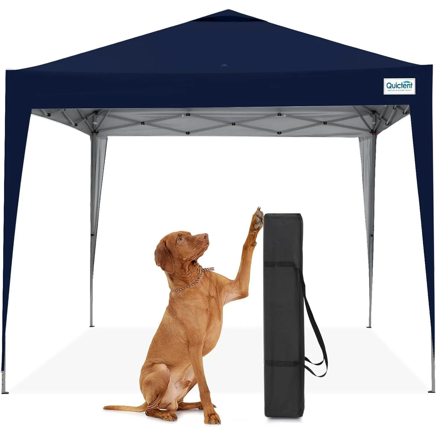 Quictent Pavillon 3x3m Wasserdicht Faltpavillon Stabil Winterfest, Pop-Up Klicksystem, UV-Schutz 50+, Gartenzelt, Party…