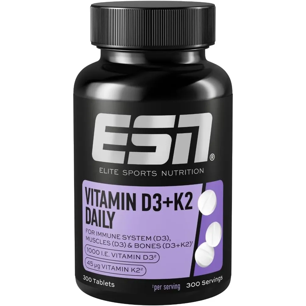 ESN Vitamin D3 + K2 Daily - 300 Tabletten, 300 Portionen