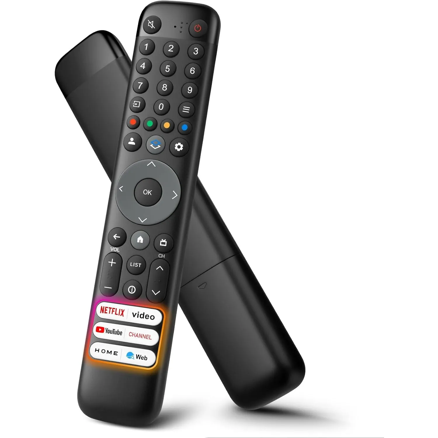 für TCL-Fernbedienung, Universal Ersatz für Alle TCL Smart TV (Ohne Sprachfunktion)