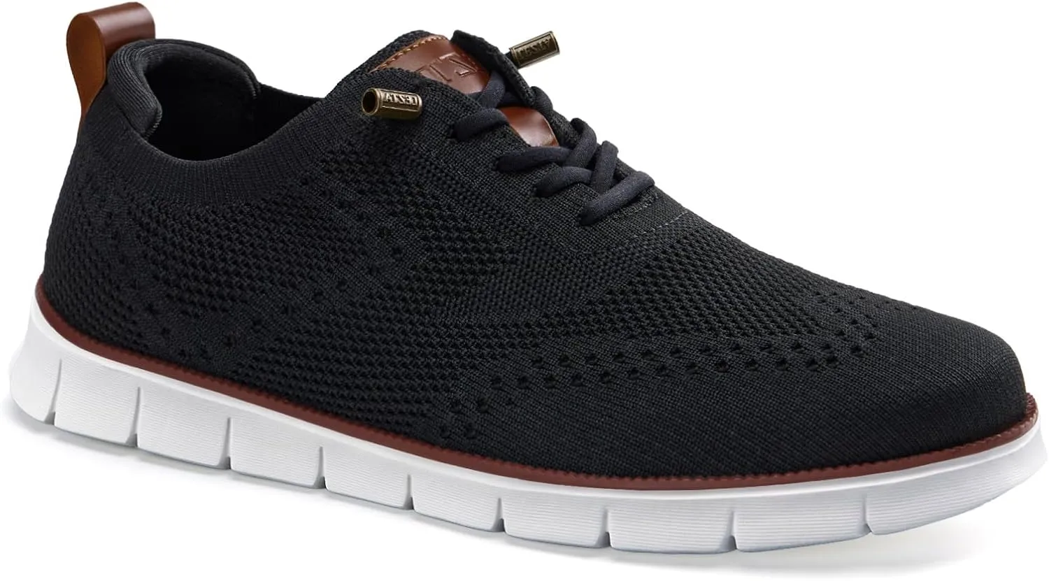 LEZTA Men's Shoes Suit Shoes Oxford Sneakers Mesh Lightweight Breathable Leisure Elegant Sports Shoes Tennis Shoes Walk…