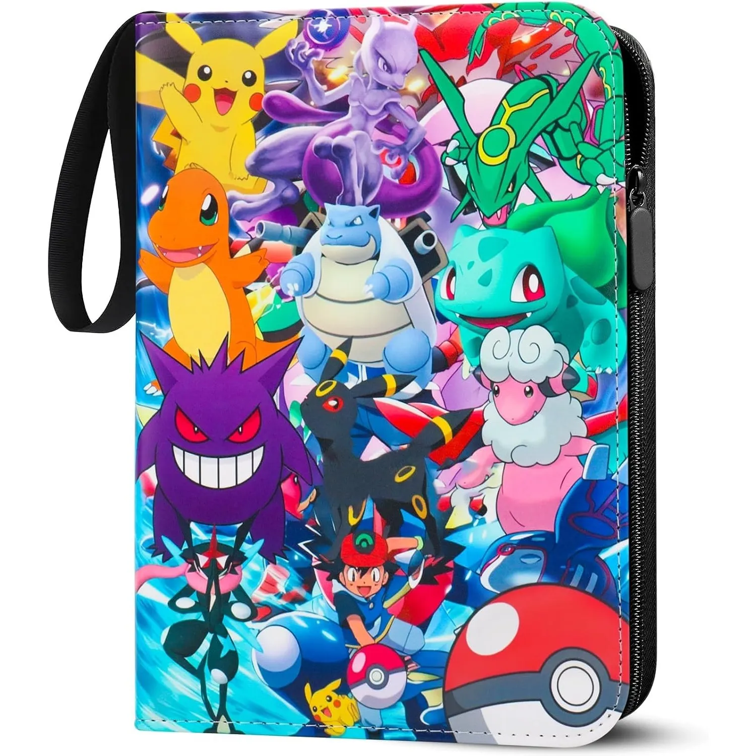 Sammelkarten Album for pokemon - 900 Karten Kapazität Sammelalbum Groß | 50 Doppelseitig,9 Taschen/Seite,Wasserdicht He…
