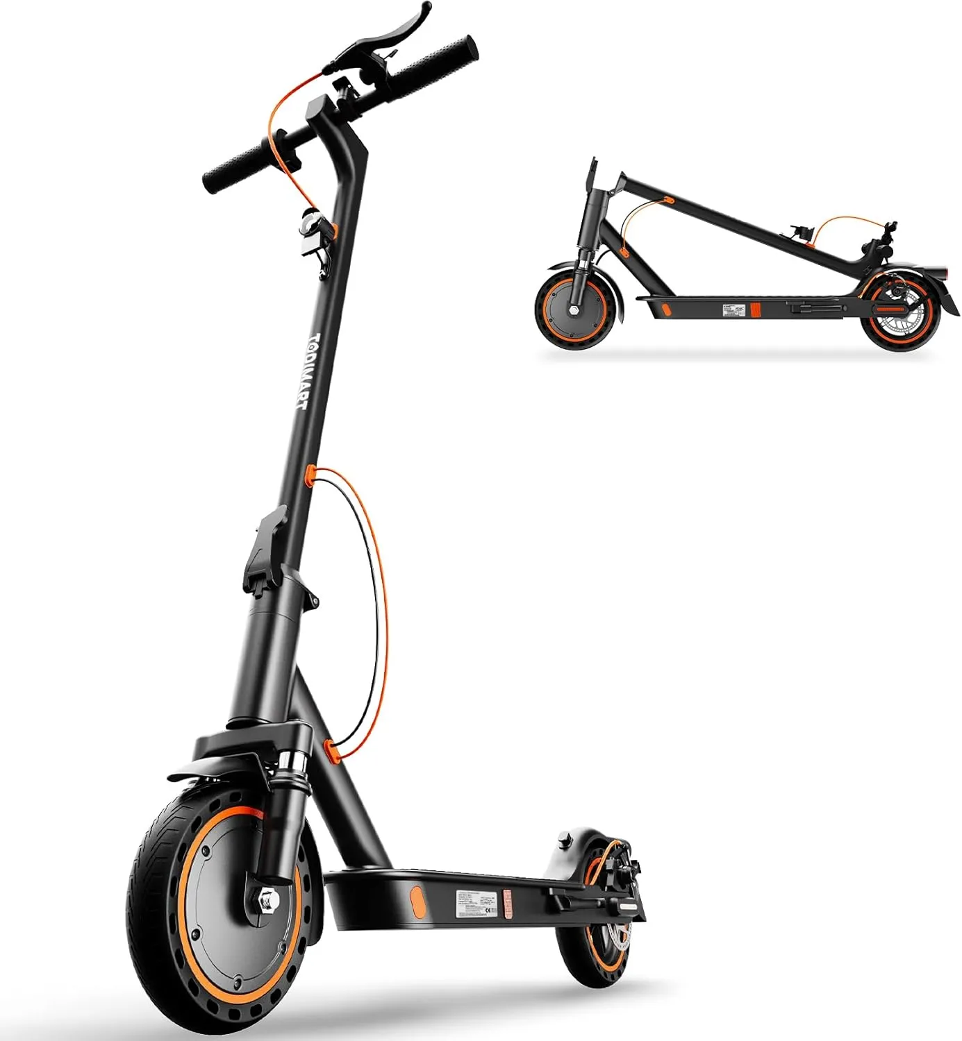 TODIMART E Scooter mit Straßenzulassung T-Serie mit APP, 30 km Reichweite, 350W Motor, 8,5 Zoll Wabenreifen, Duales Bre…