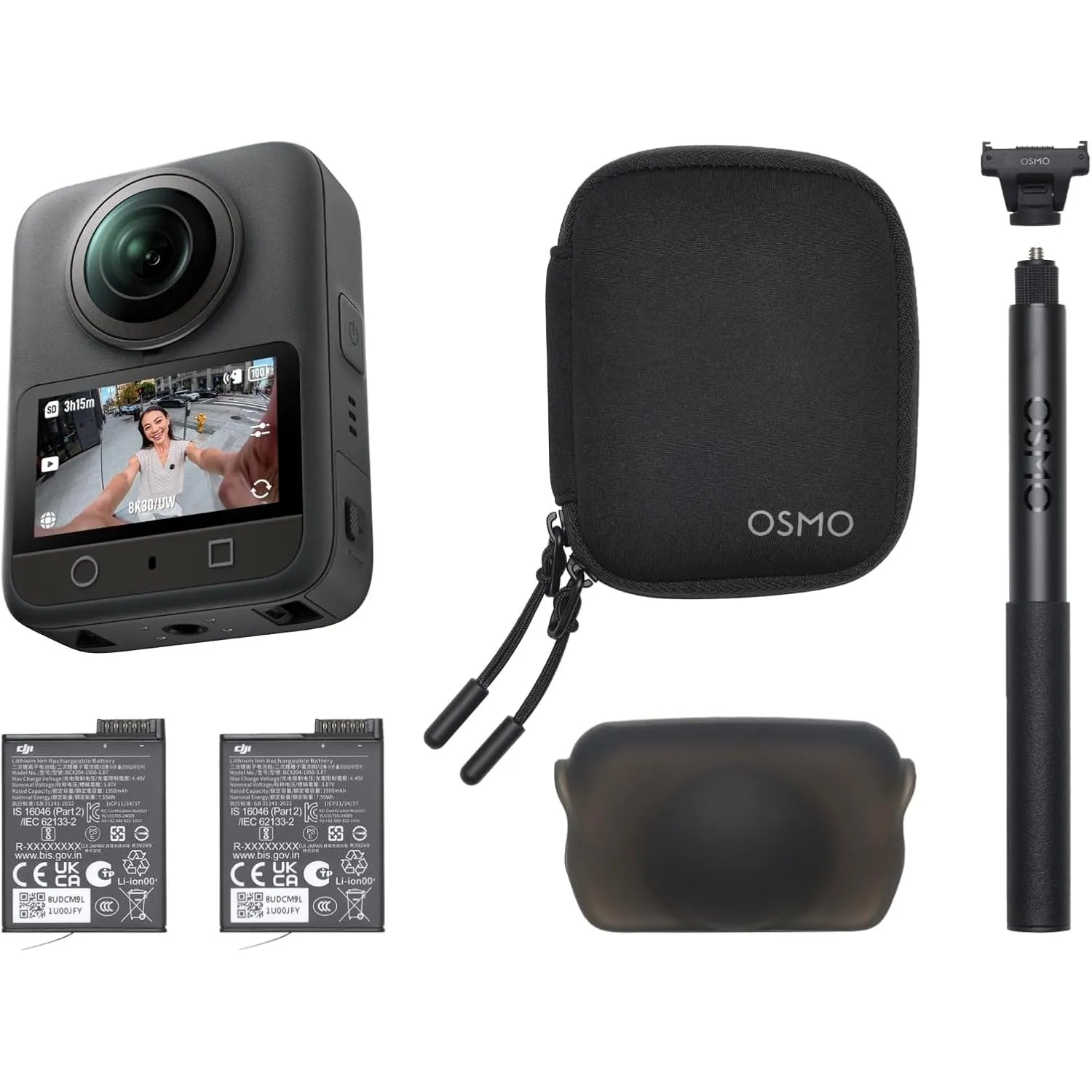 DJI Osmo 360 Essential Combo, 360 Grad Kamera