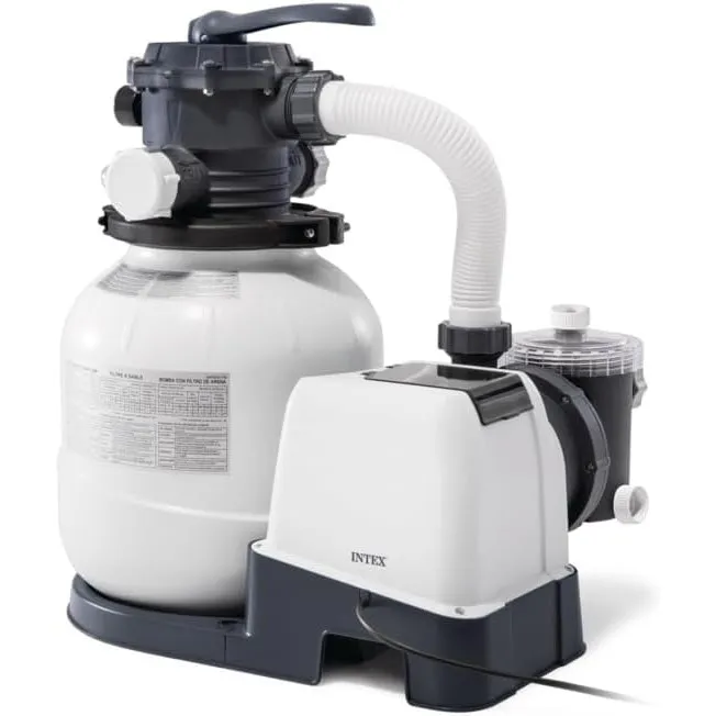 Intex SX2100 Plus Sand Filter Pump W/RCD (220-240 Volt) 26656GS (Pump Flow Rate: 7.9m³/hr)