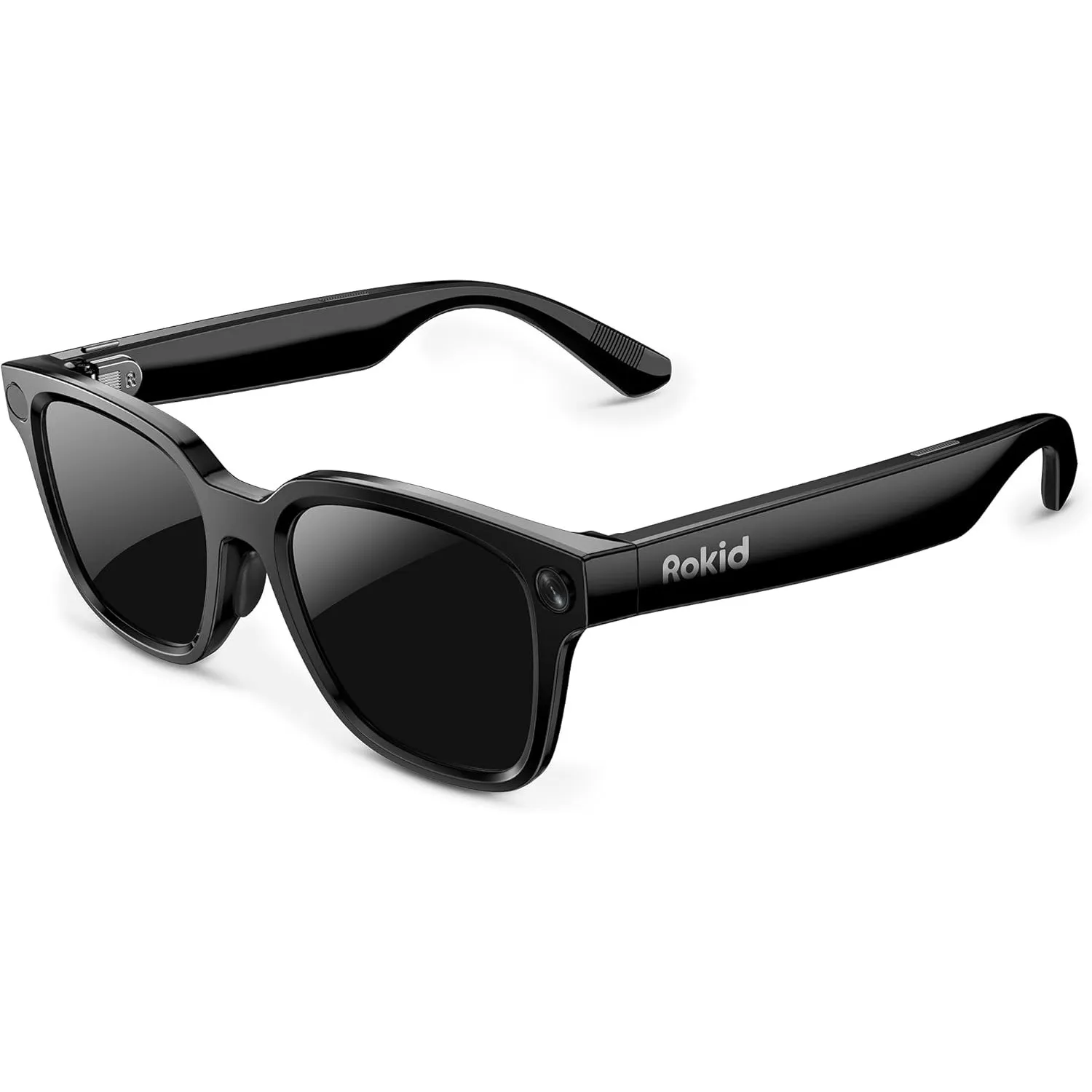 Rokid AI Glasses Style, Smart KI-Brille ohne Display | Gemini & ChatGPT, 12MP Kamera, Open-Ear Audio, Sprachsteuerung, …