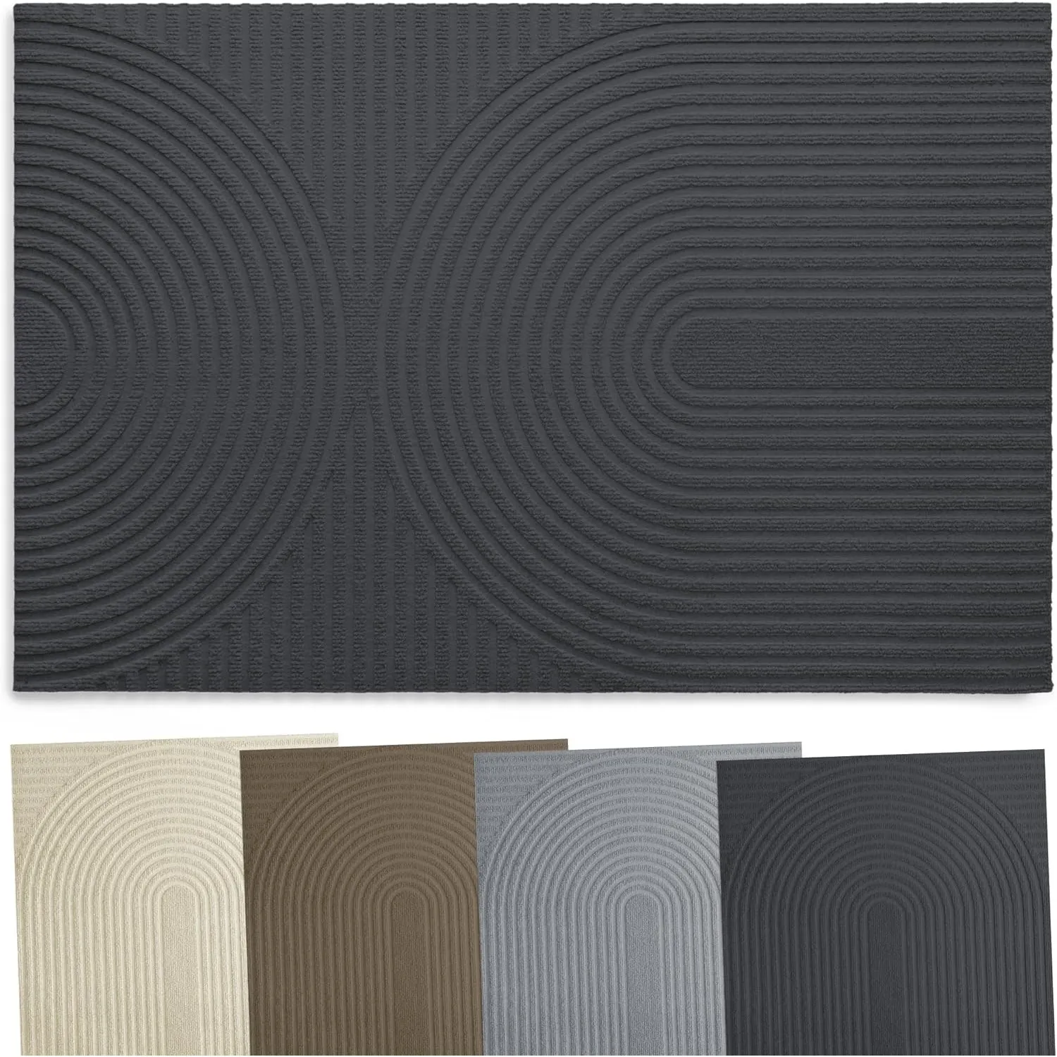Fußmatte Außen und Innen 70x120 cm - rutschfest, Saugfähig & Maschinenwaschbar - Schmutzfangmatte & Fußmatten Oeko-Tex …