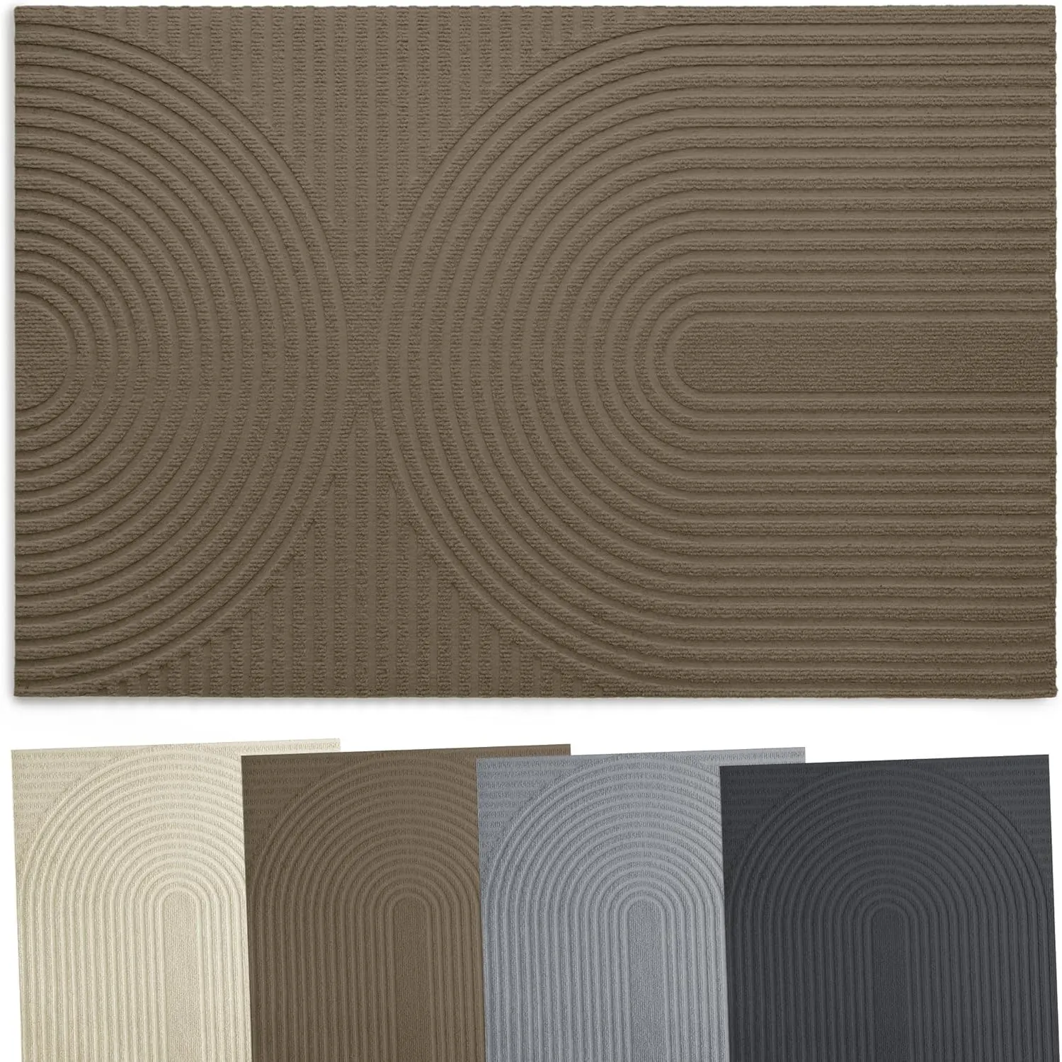 Fußmatte Außen und Innen 40x60 cm - rutschfest, Saugfähig & Maschinenwaschbar - Schmutzfangmatte & Fußmatten Oeko-Tex Z…