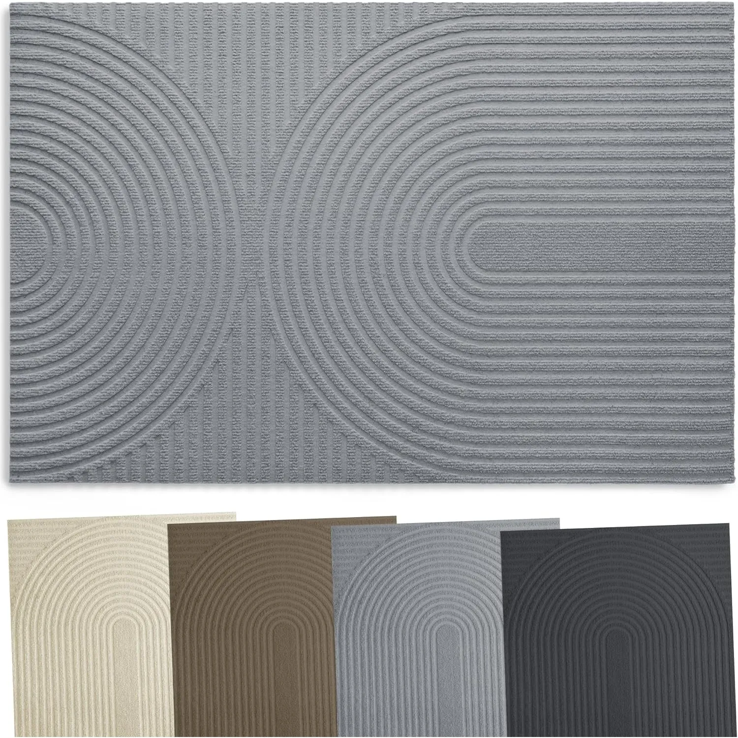 Fußmatte Außen und Innen 70x120 cm - rutschfest, Saugfähig & Maschinenwaschbar - Schmutzfangmatte & Fußmatten Oeko-Tex …