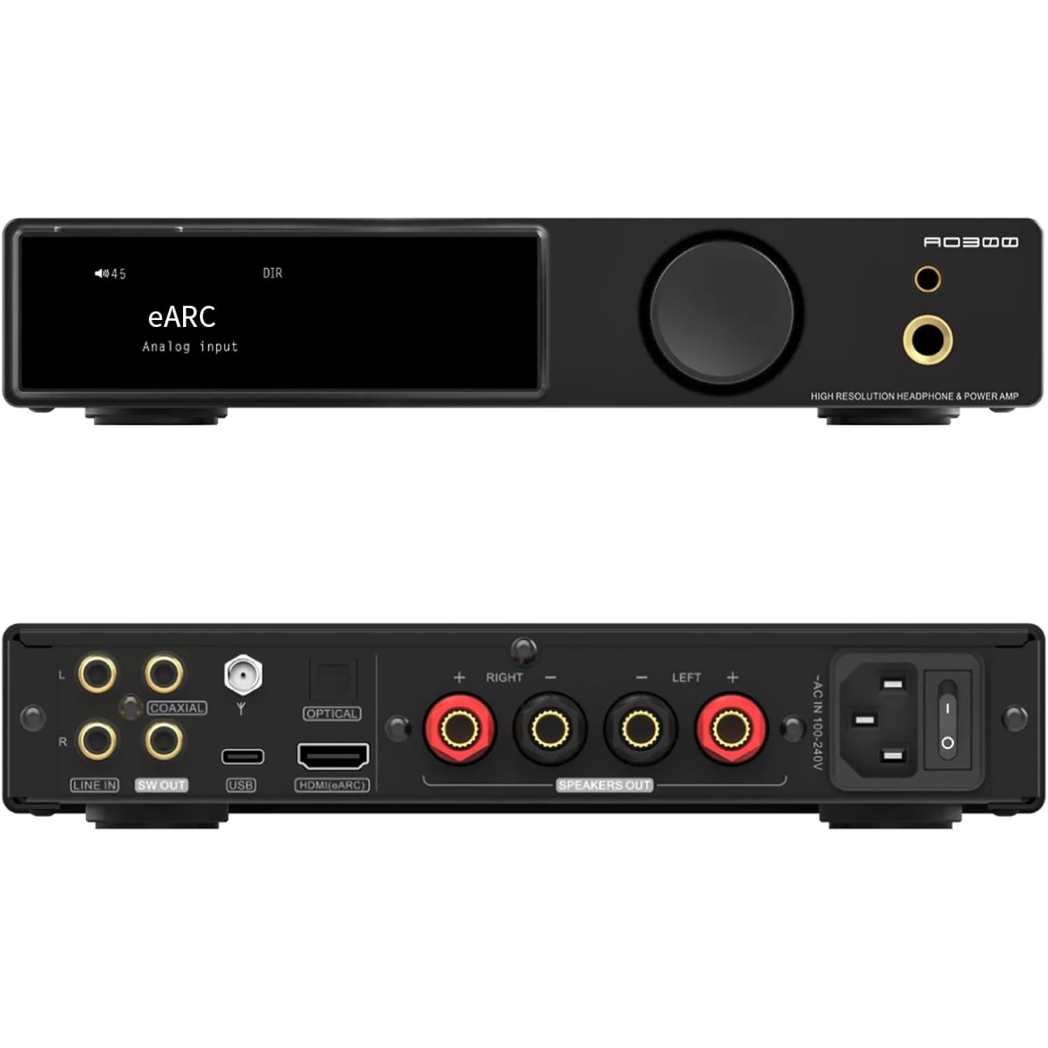 SMSL AO300 PRO DAC-Verstärker | CS43131 USB/Coax/Opt/RCA Eingang MQA-DAC | 165W MA5332MS 2.1-Kanal Stereo-Verstärker | …