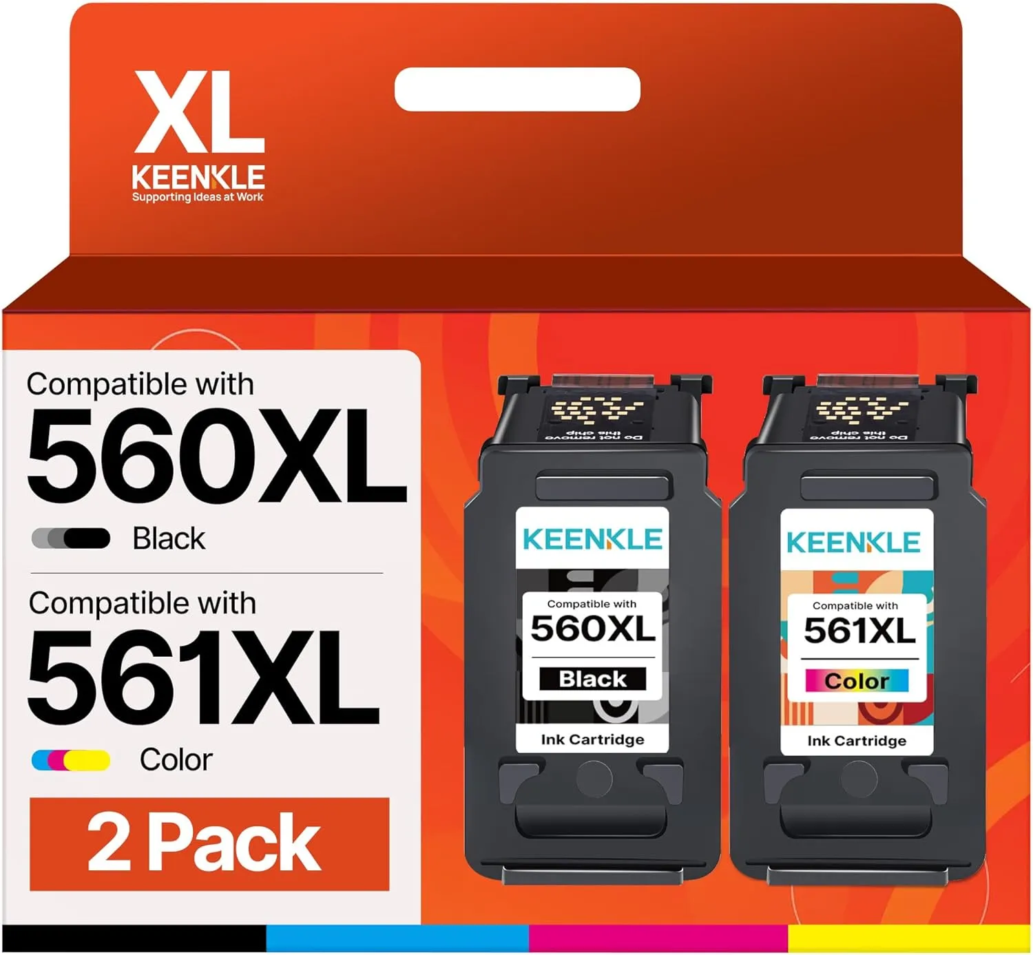 560 561 Druckerpatronen PG-560XL CL-561XL Ersatz für Canon 560 561 Patronen XL für Canon TS5350i Patronen Pixma TS5351i…