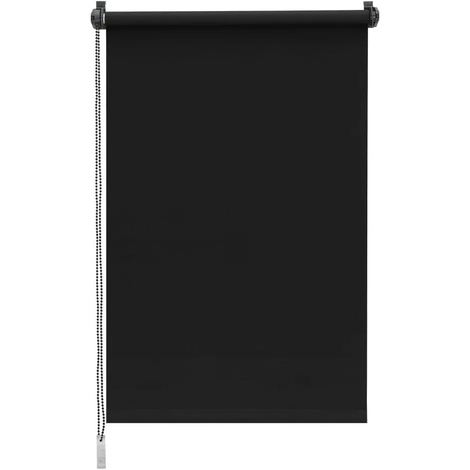 Sekey Verdunklungsrollo ohne Bohren Klemmfix 110 cm breit, Seitenzugrollo Hitzeschutz Sichtschutz und Sonnenschutz Wand…
