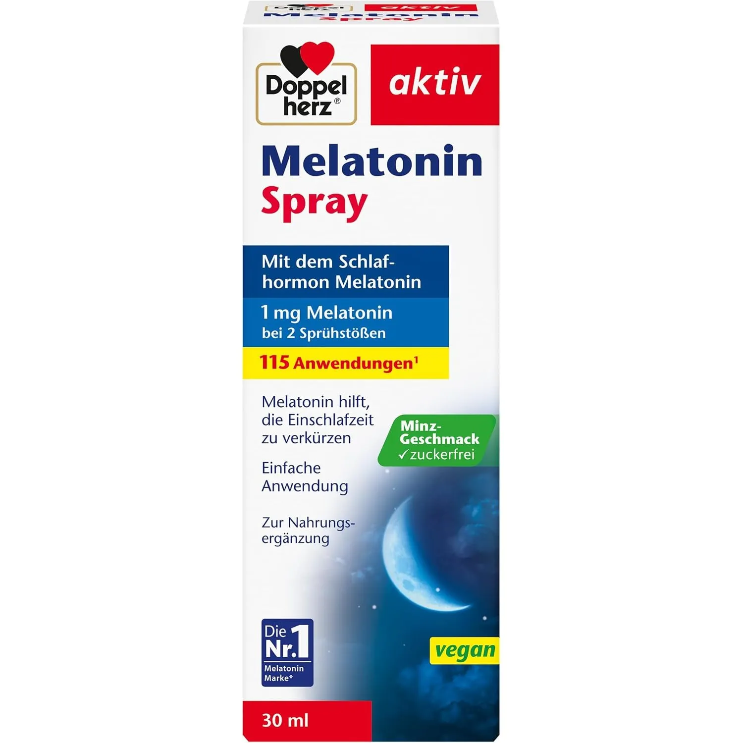 Doppelherz Melatonin Spray - mit Minz-Geschmack