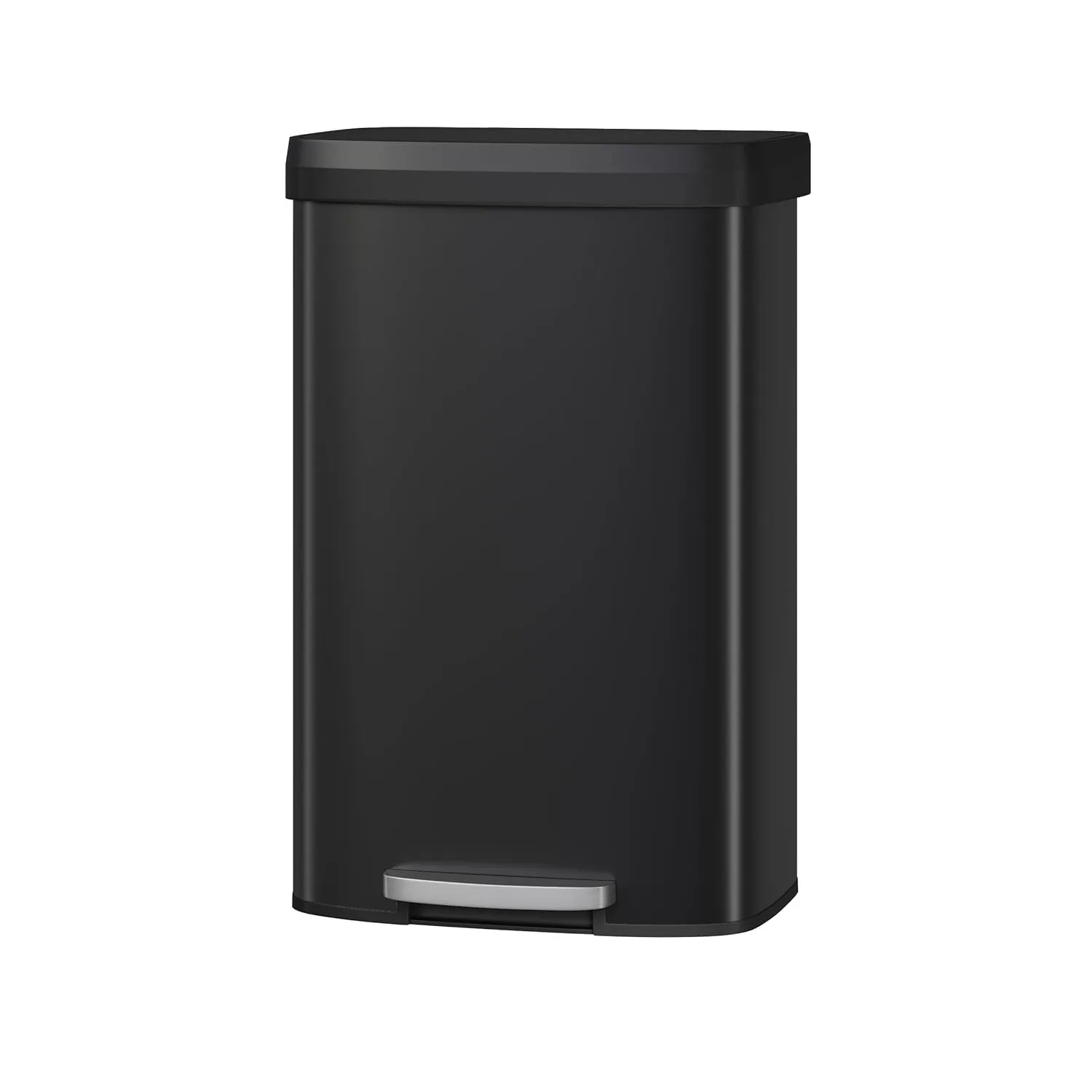 GarveeHome 80L Metall Mülleimer mit Deckel, großer Tretmülleimer, Mülleimer Küche, rostfrei, mit Beutelring, Soft-Close…