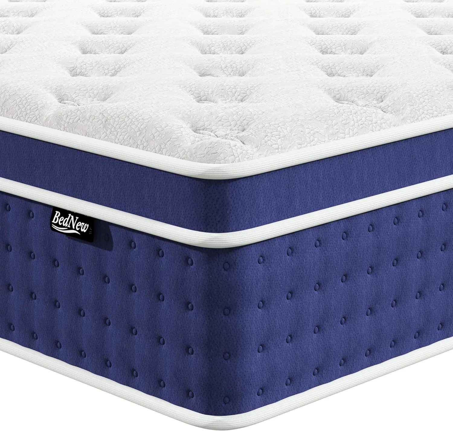 Mattress 160 x 200 cm, Spring Mattress H4 Height 30 cm 7-Zone Orthopaedic Pocket Spring Mattress with Comfort Memory Fo…