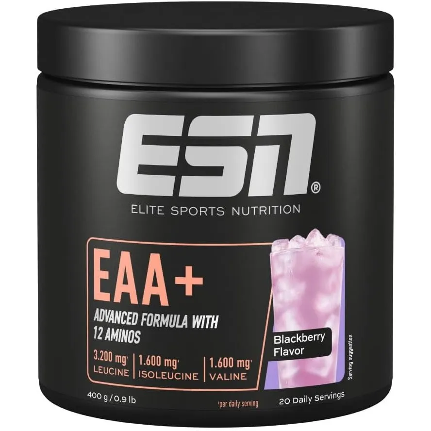 ESN EAA+, Blackberry, 400 g, allen 9 EAAs & Vitamin B6