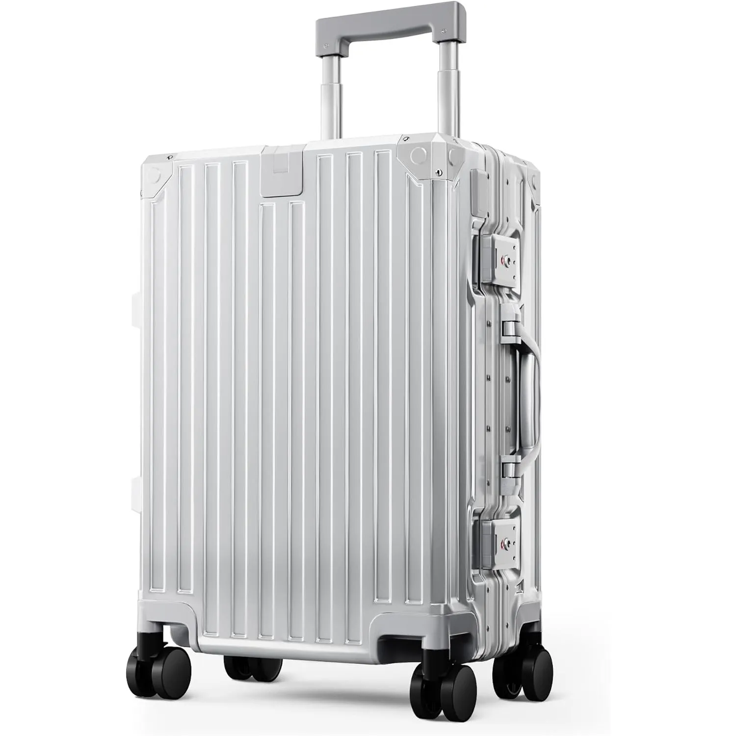 ALPHA CAMP Handgepäck Koffer 37x22x55,5cm Reisekoffer M Leicht TSA Schloss Hartschalenkoffer mit Rollen 37L Suitcase Al…