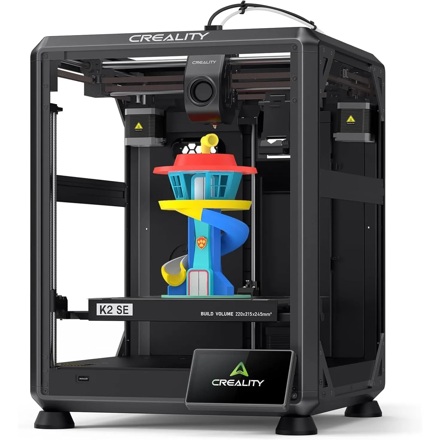 Creality K2 SE 3D-Drucker 2026, bis zu 500 mm/s Hochgeschwindigkeitsdruck, Direktextruder, Auto-Nivellierung, Vibration…