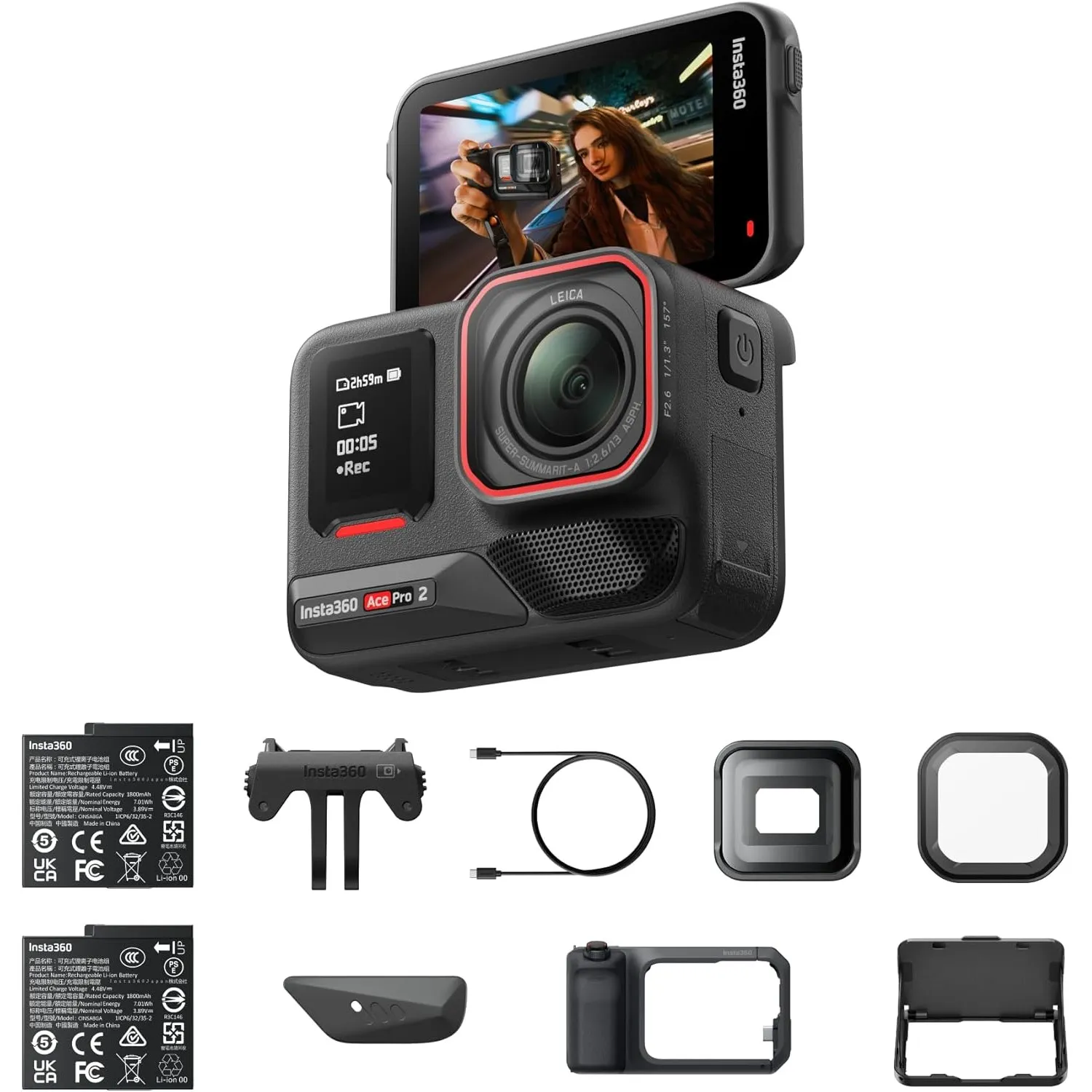 Insta360 Ace Pro 2 Videography-Bundle Limited Edition - 8K Action-Cam