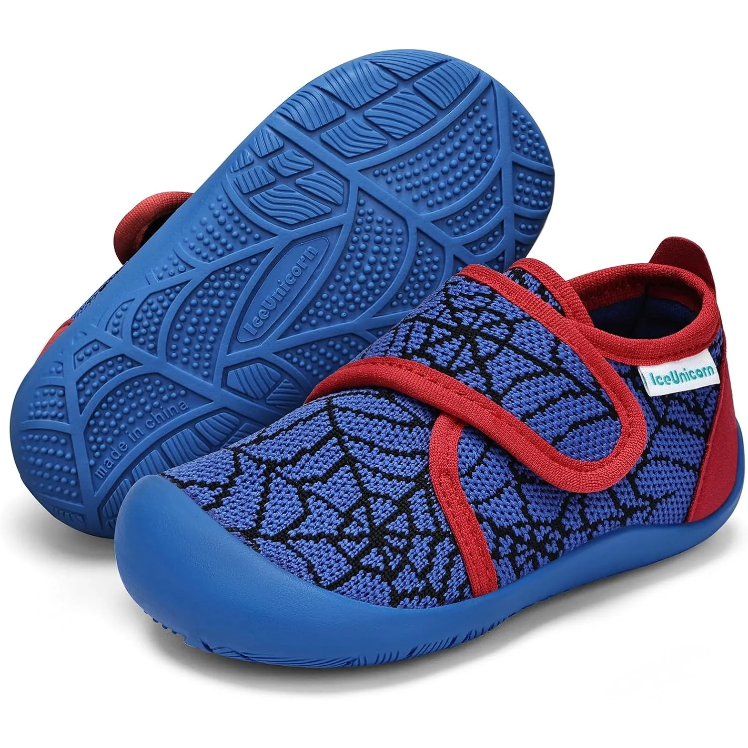IceUnicorn Hausschuhe Kinder Barfussschuhe Jungen Mädchen Barfußschuhe Lauflernschuhe Hohe Kindergarten Atmungsaktiv