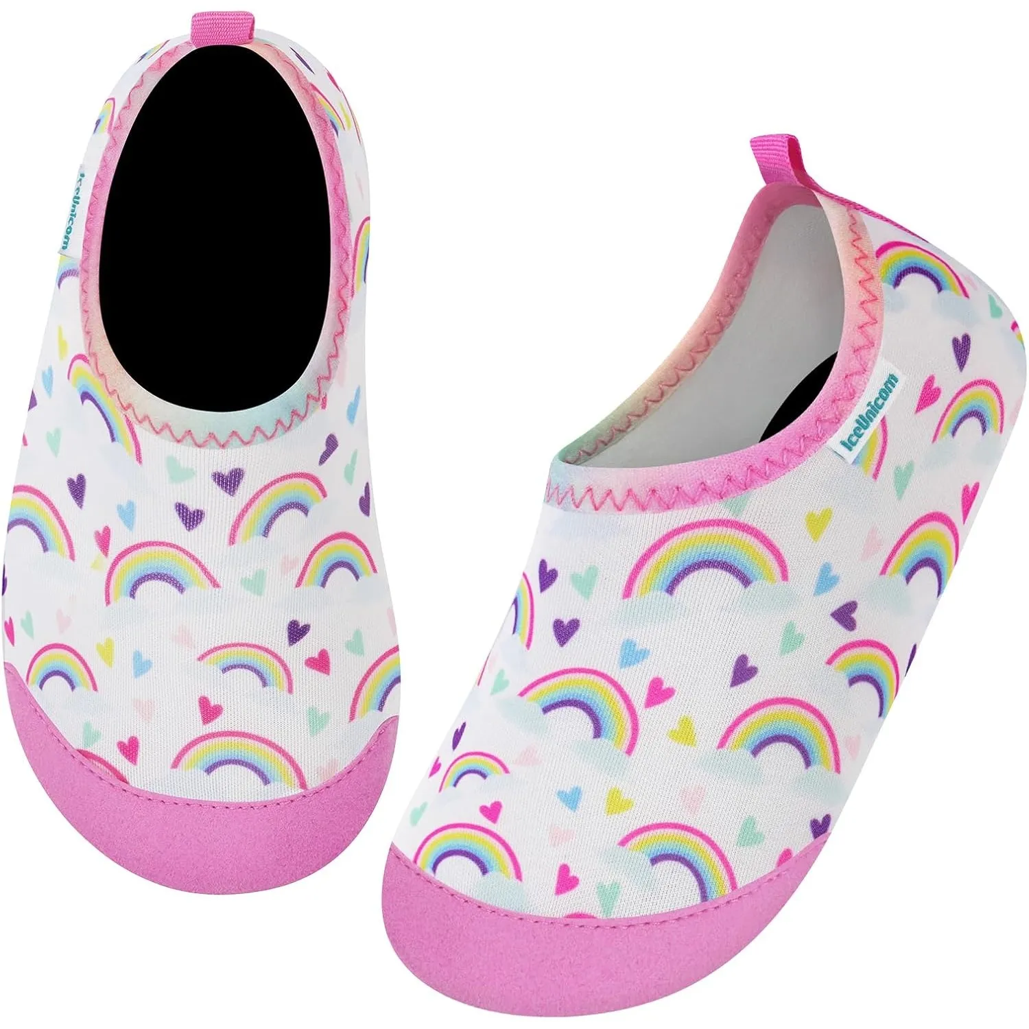 IceUnicorn Kinder Strandschuhe Badeschuhe Wasserschuhe Schwimmschuhe Schnelltrocknende Aquaschuhe für Kinder Beach Pool