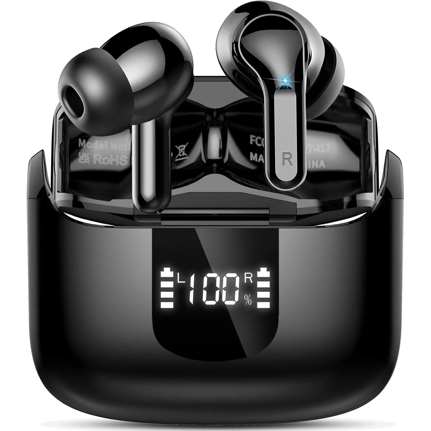 Bluetooth Kopfhörer in Ear, 6D-Stereo 2026 Kopfhörer Kabellos Bluetooth 5.4