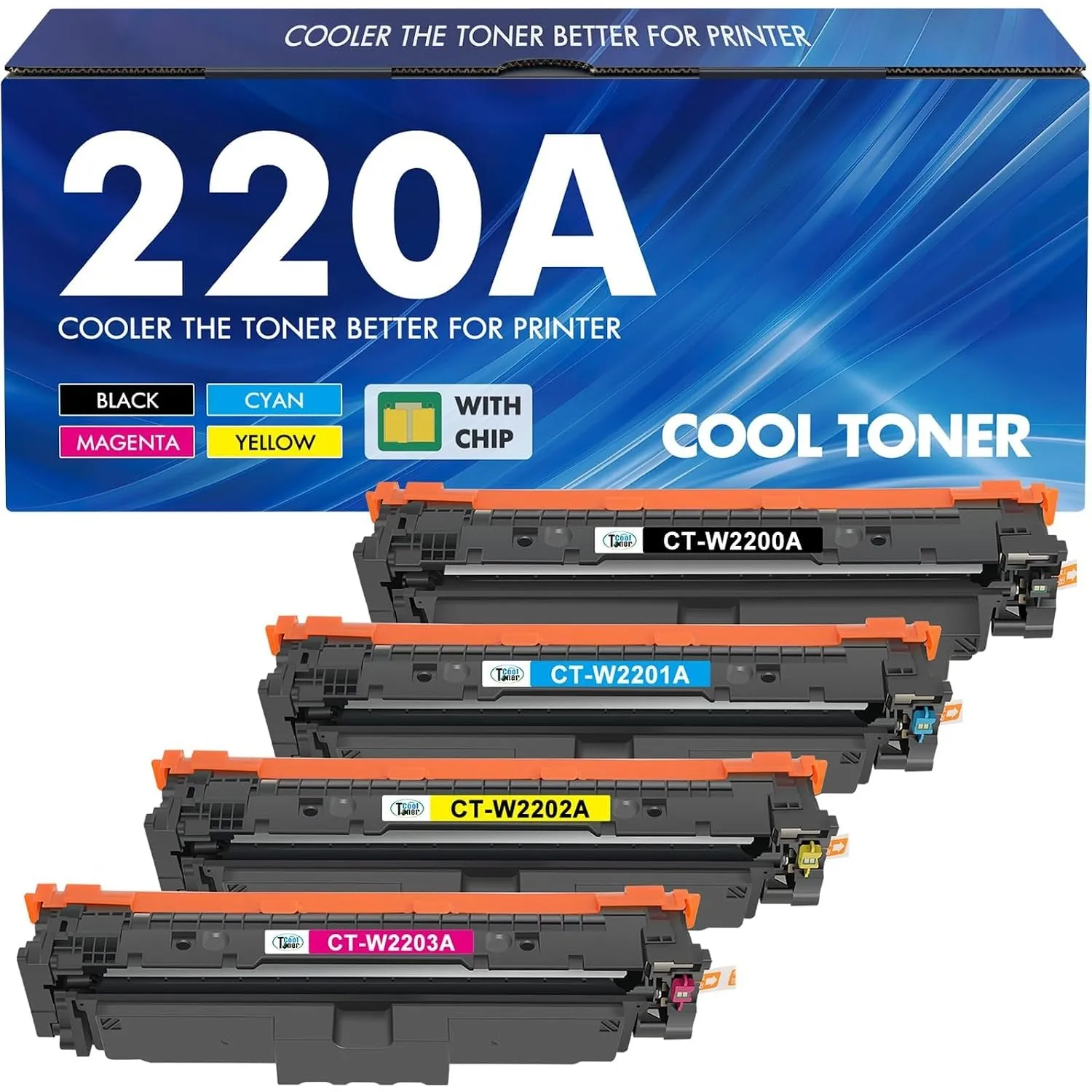 220A 220X MFP 4302dw 4302fdw Toner für HP 220A Toner Set 4 Pack Mit Chip