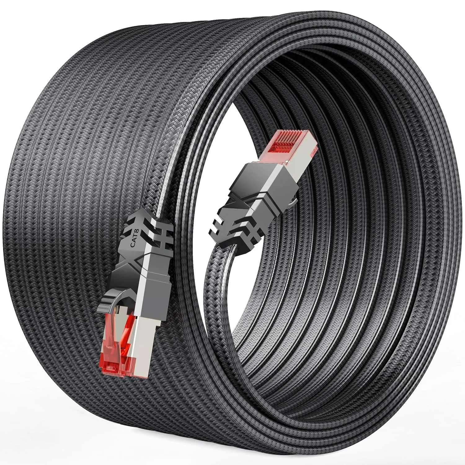 CAT 8 Lan Kabel 15 meter,40Gbps Hochgeschwindigkeits mitRJ45 Stecker