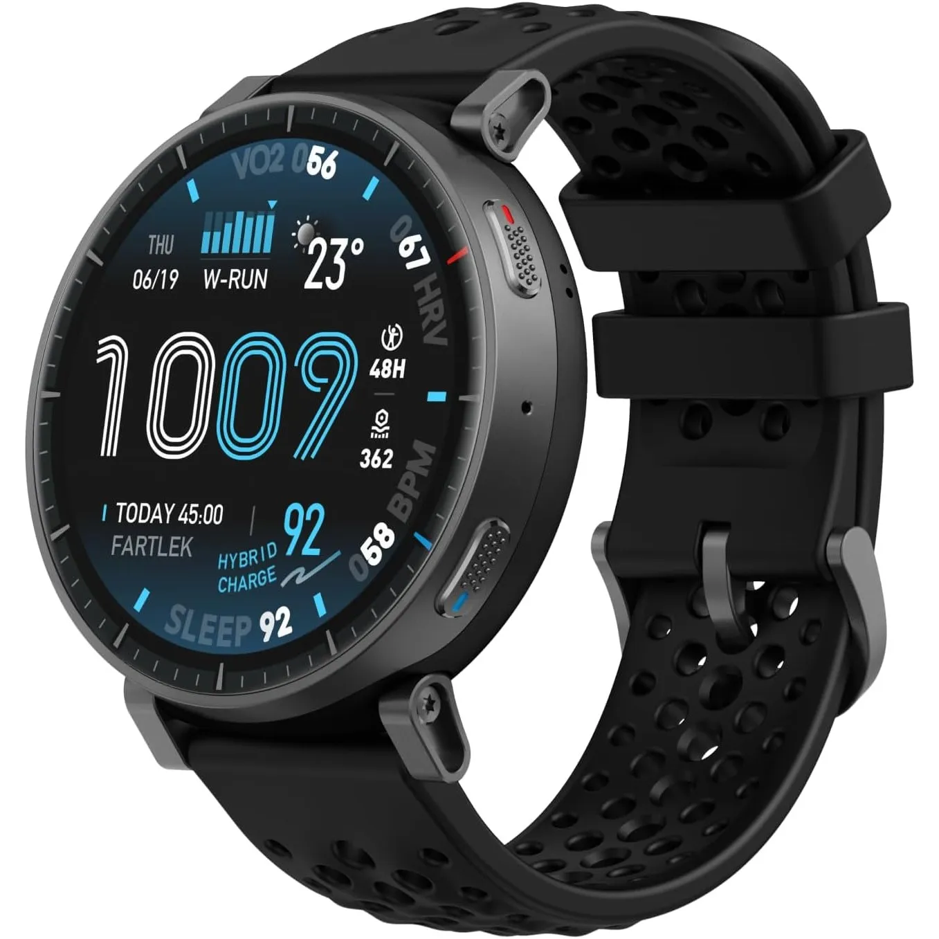 Amazfit Active Max 48mm Smartwatch 1,5" AMOLED-Display, 25 Tage Akku, Offline-Karten, NFC, GPS, 4GB Speicher, 170+ Spor…