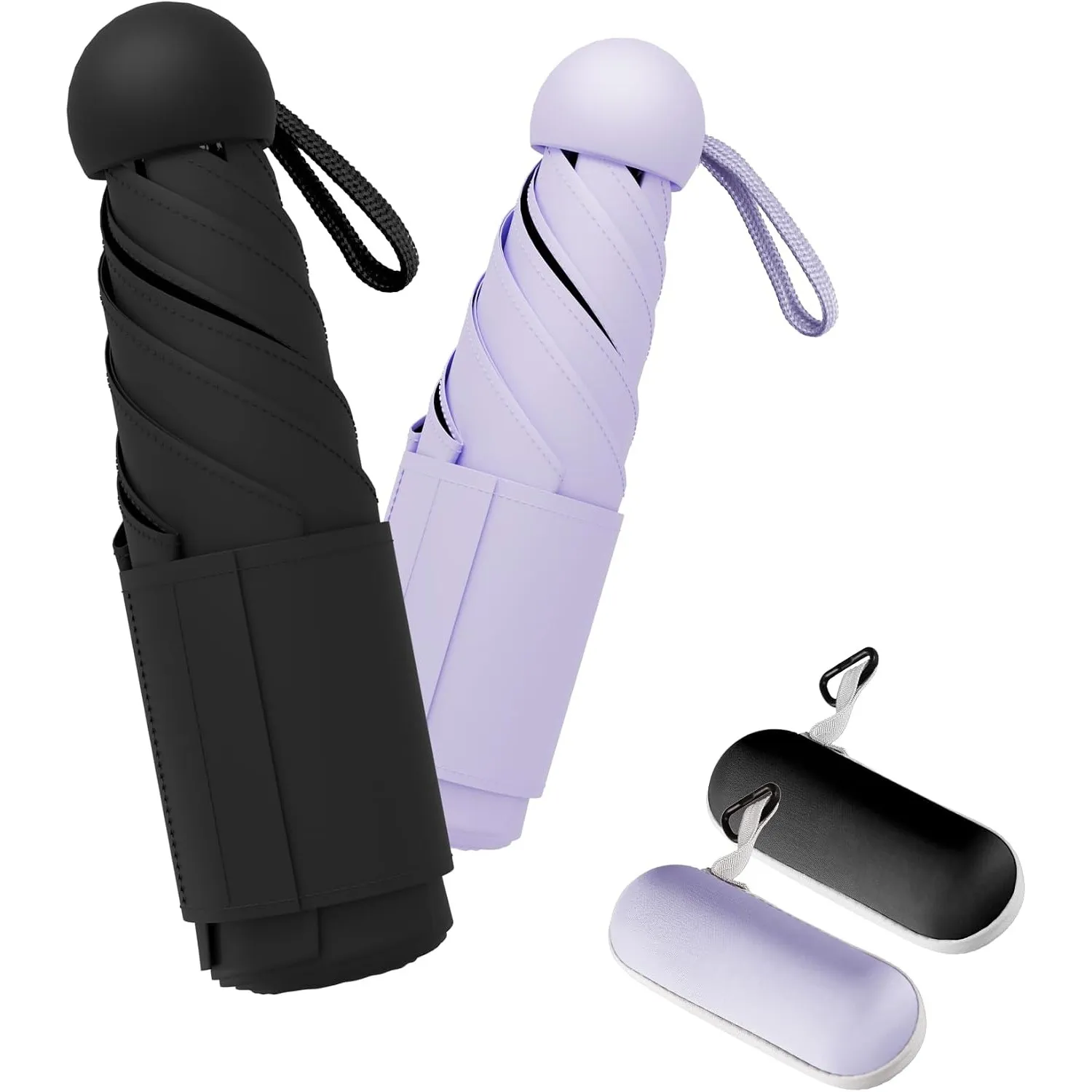 LILAC Mini Regenschirm Leicht & Kompakt, UPF 100+ UV-Schutz Taschenschirm