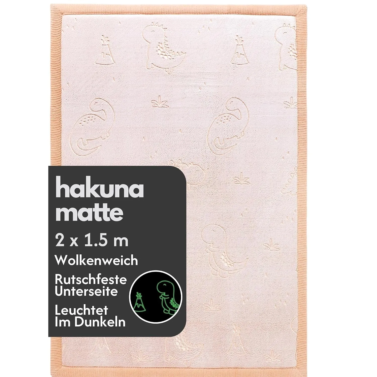Hakuna Matte Wolkenweiche Spielmatte Baby 170 x 120 x2,5cm,Tatami Matte