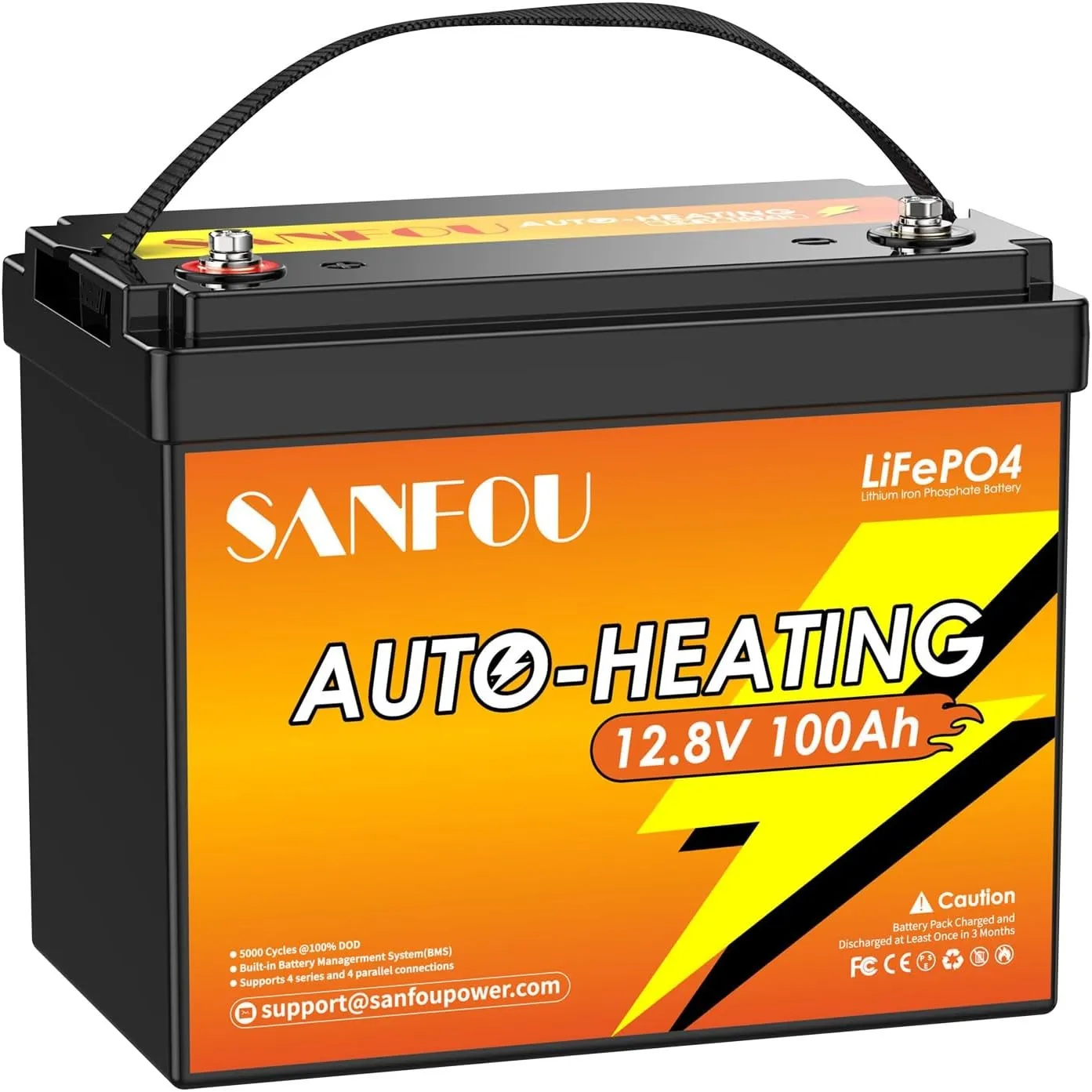 Lifepo4 Batterie (12.8v 100AH, 12.8v 100AH)