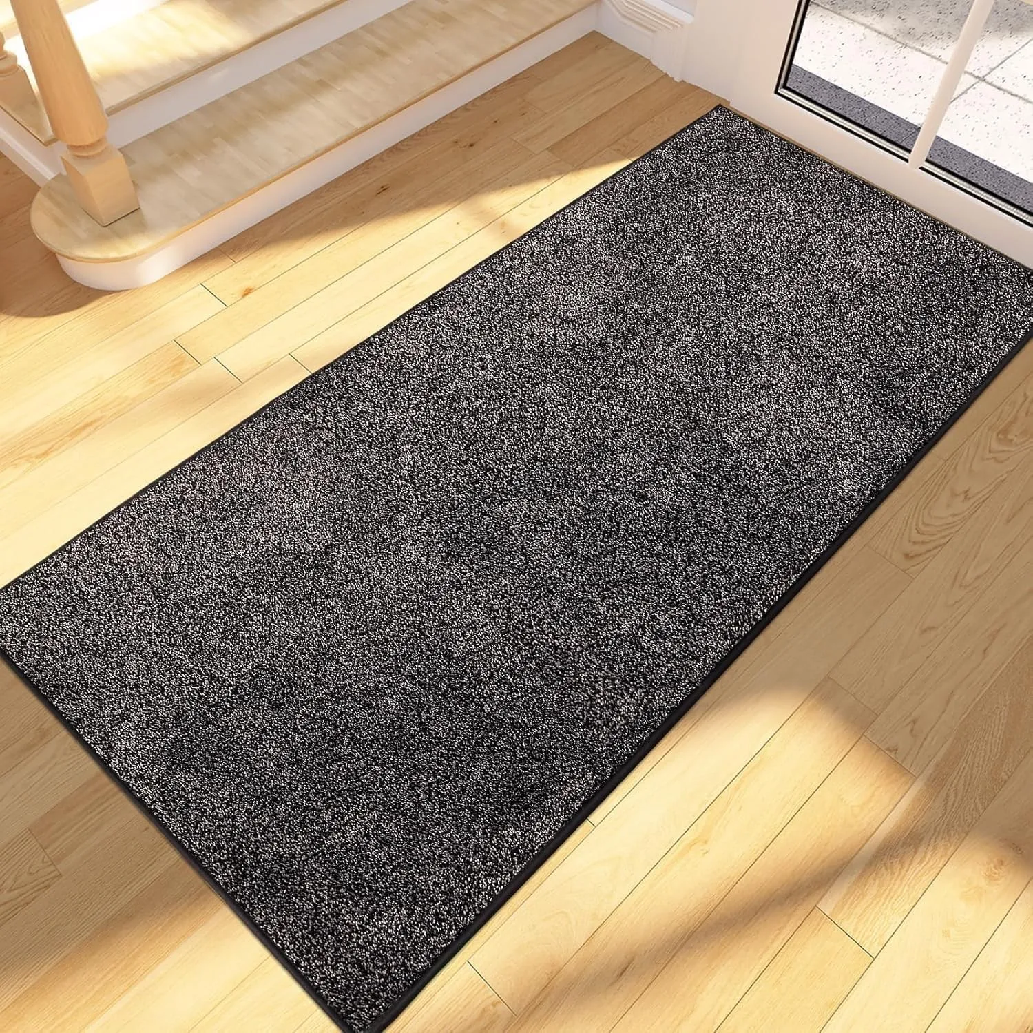 FCSDETAIL Läufer Teppich 60 x 210 cm, Schmutzfangmatte Innen, Fußmatte | Maschinenwaschbare, Sauberlaufmatte, rutschfes…