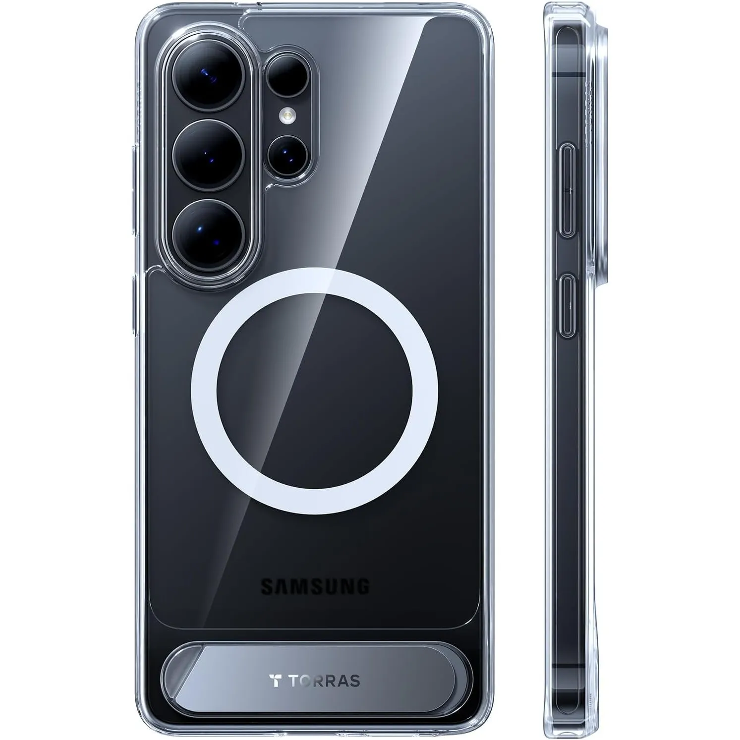 TORRAS Ostand L1 für Samsung Galaxy S26 Ultra Hülle, Transparent