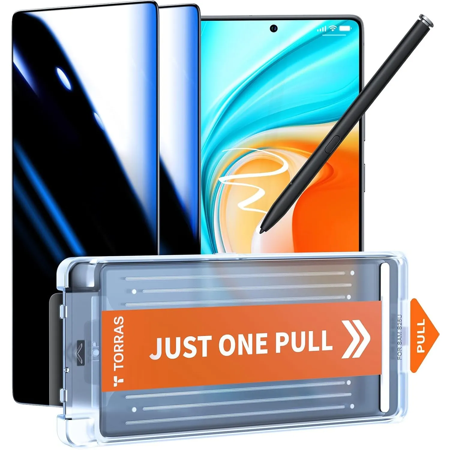 TORRAS für Samsung Galaxy S26 Ultra für Panzerglas Sichtschutz[Full Screen] TOP Bruchsicherheit Folie für Samsung S26 U…
