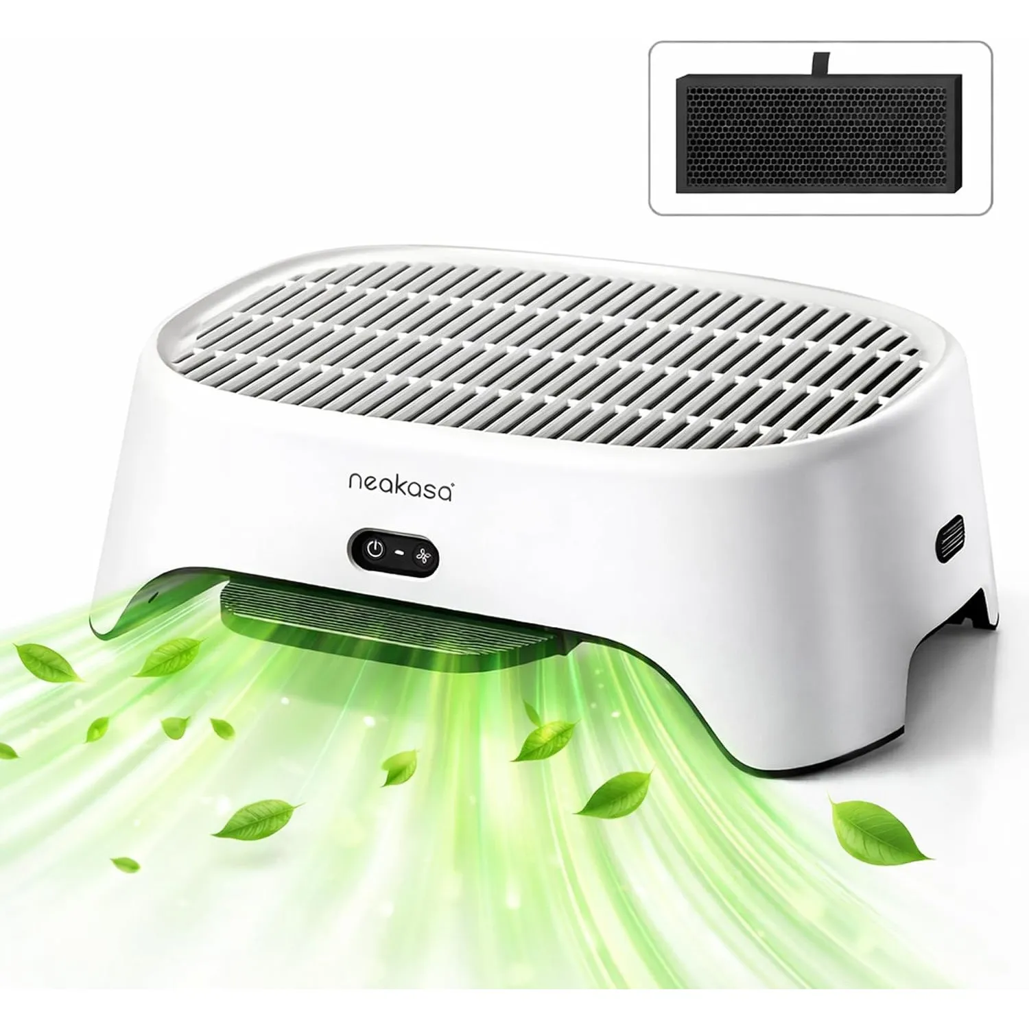 Neakasa Airstep 3-in-1 Katzenklo Rampe mit Luftreiniger & Filterfunktion, gegen Geruch, Staub & Katzenhaare, kompatibel…