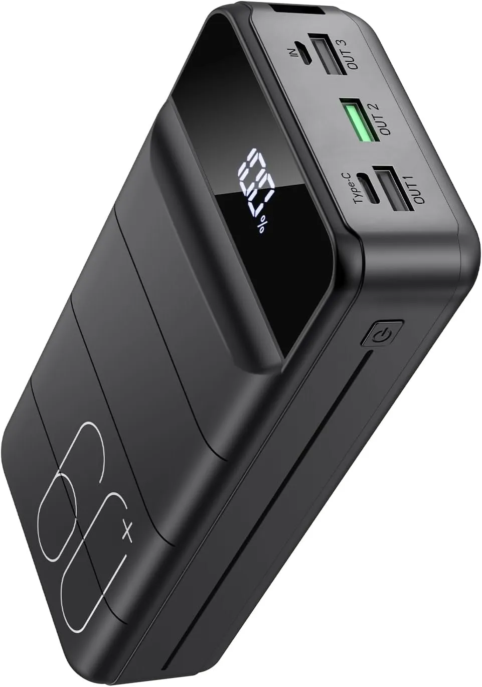 60000mAh Power Bank 22,5W Powerbank PD USB-C Schnellladefunktion Externe Akku mit 4 Ausgänge und 2 Eingänge, kompatibel…