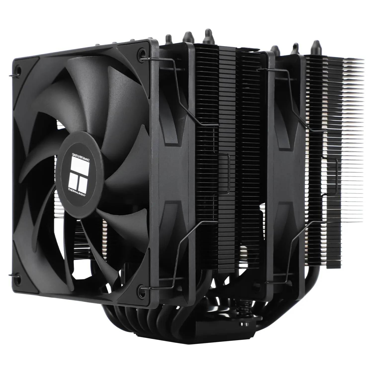 Thermalright TR Phantom Spirit 120 SE BLACK CPU Kühler, Dual TL-C12B V2 PWM Lüfter und Doppeltürme,7 Heatpipes Kühlkörp…