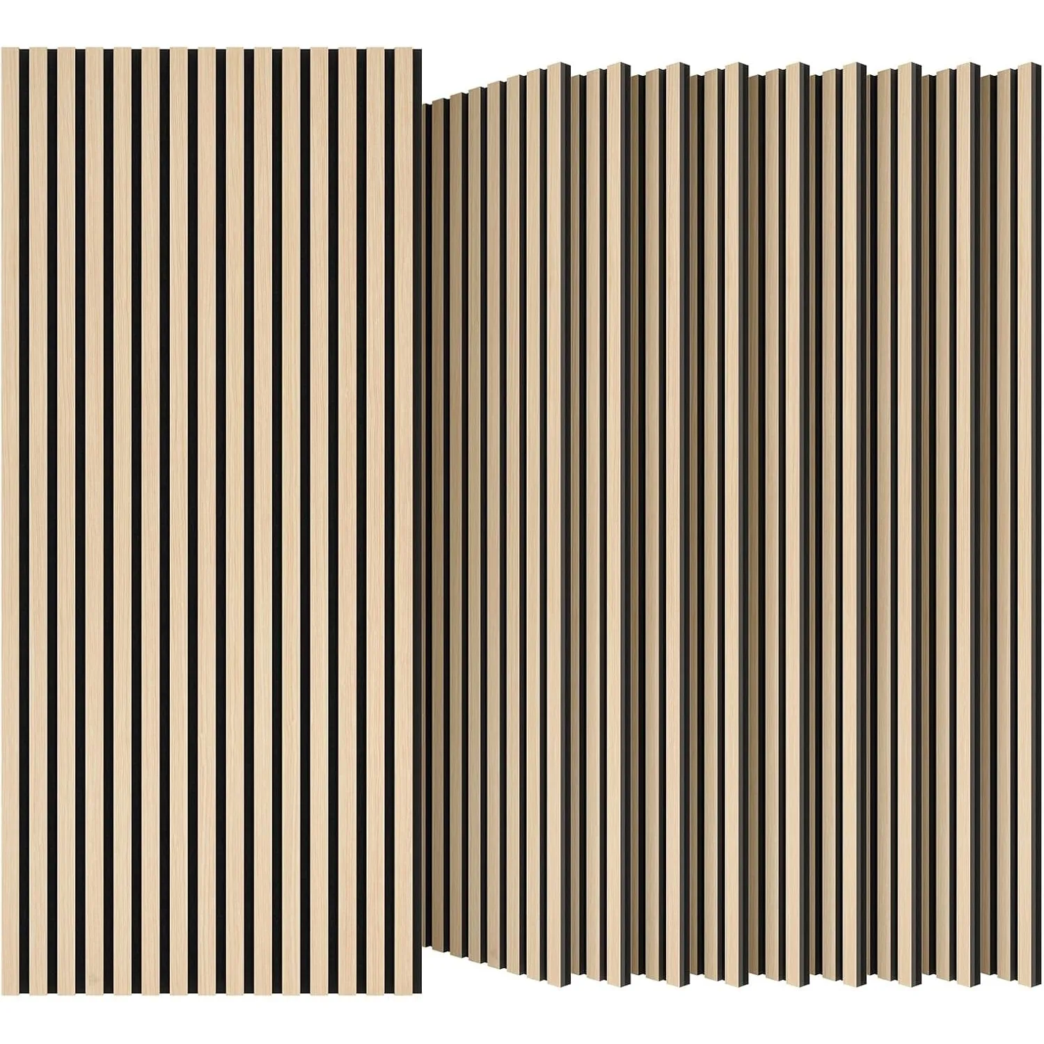TONOR Holz-Wandpaneele für Innenwand-Deko – 10er-Pack, 120 × 60 cm