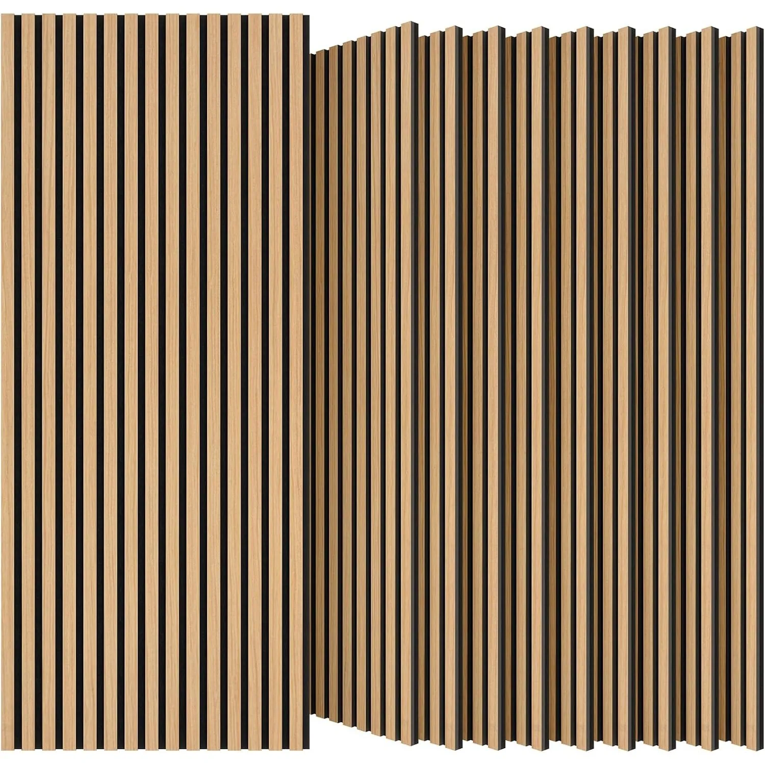 TONOR Holz-Wandpaneele für Innenwand-Deko – 10er-Pack, 120 × 60 cm