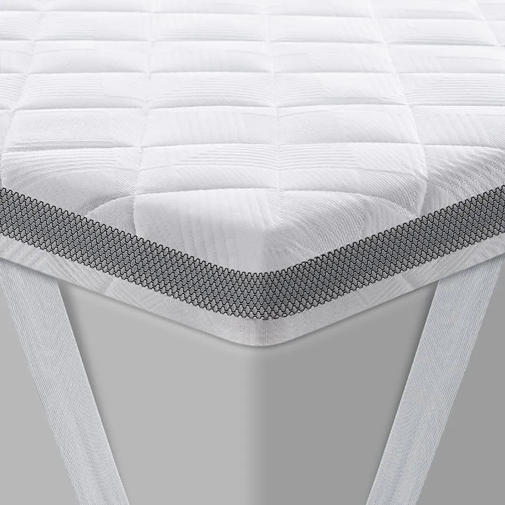 BedStory Topper 100x200cm H5/H6 aus 7,5cm Höhe stüzender Kaltschaumkern | atmungsaktiver 3D-Netz Bezug, bequemer Matrat…