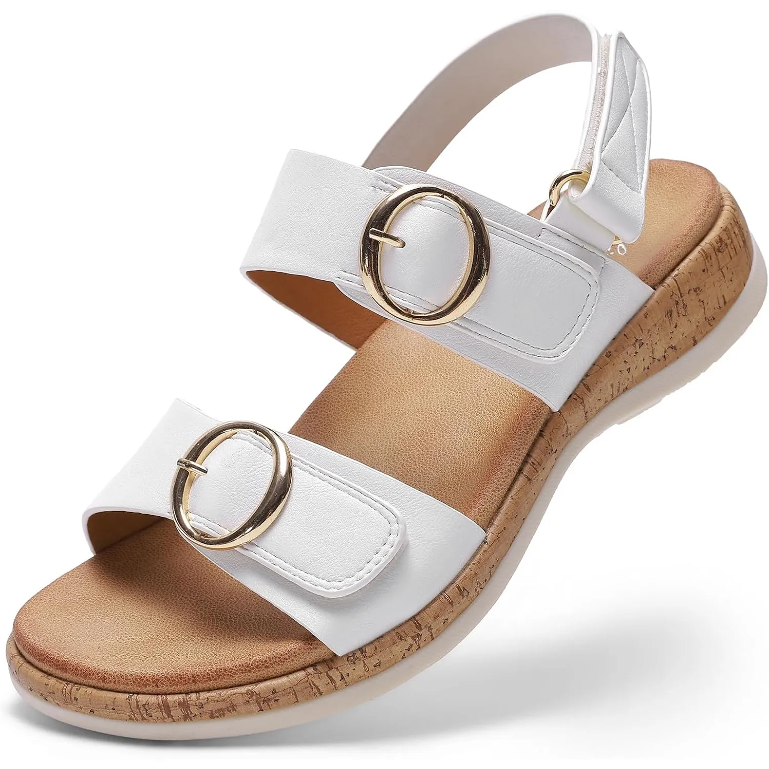 Littleplum Damen Sandalen Freizeit Flache Sandaletten Bequem Sommer Sandals