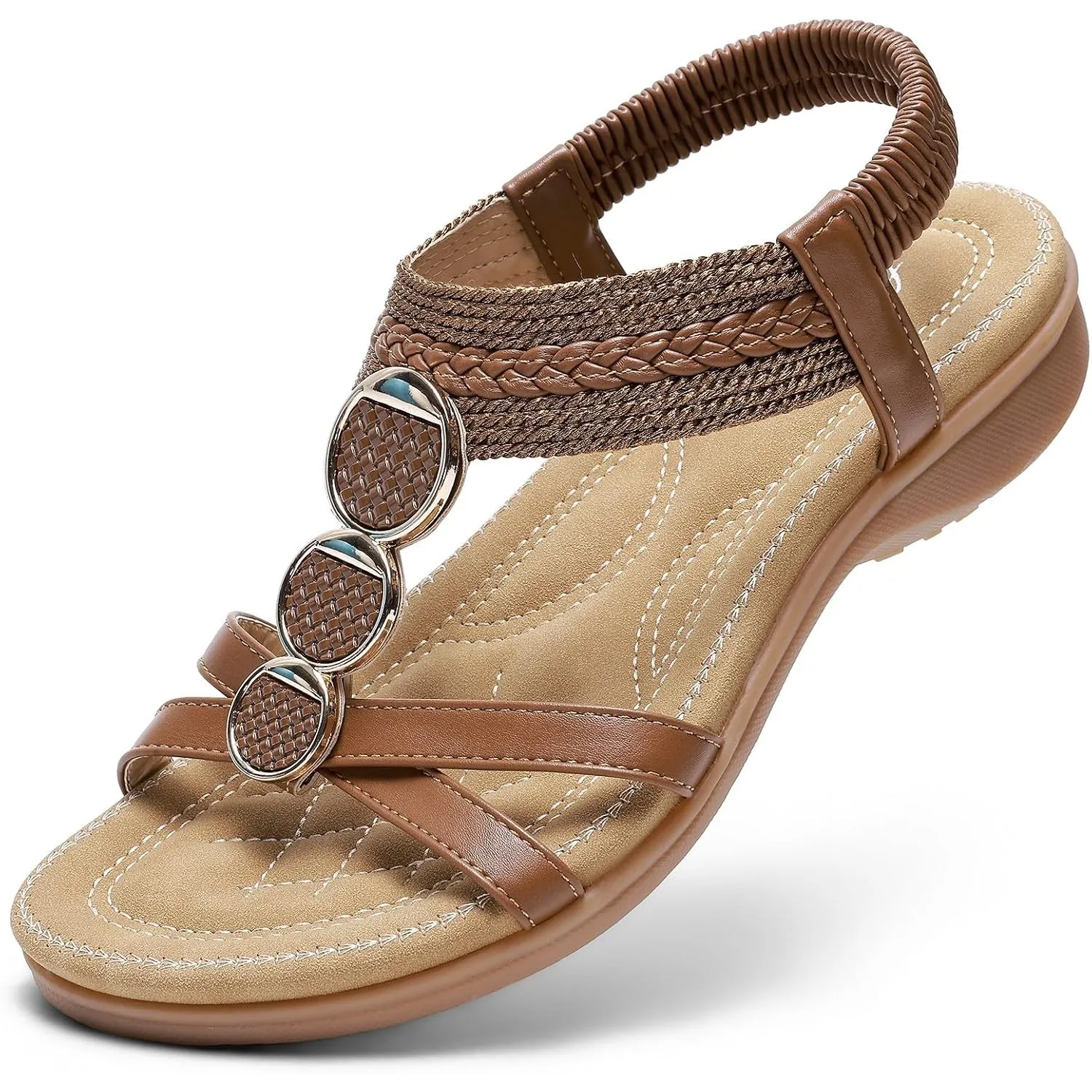 Damen Sandalen Arch Support Sandale Riemen Design Stilvolle Sommer Sandalen