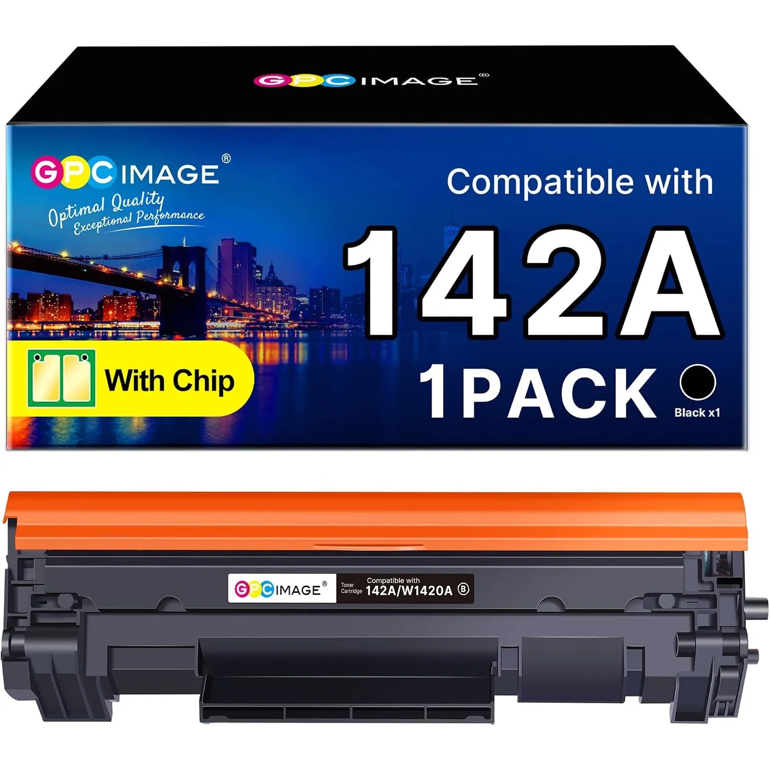 GPC IMAGE 142A Toner mit Chip Kompatibel für HP 142A HP LaserJet MFP M140W