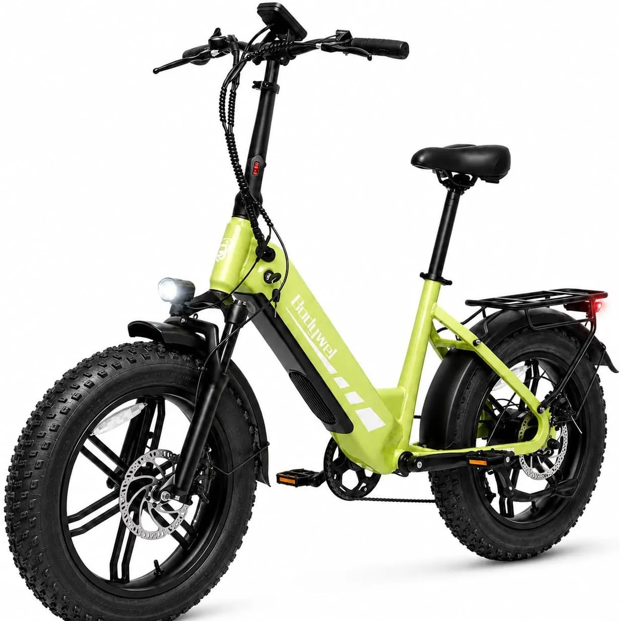 Bodywel F20pro Elektrofahrrad Herren Damen, 20 Zoll E-Bike Mountainbike E Fatbike, 48V 20AH Akku, 250W 65NM Heckmotor, …