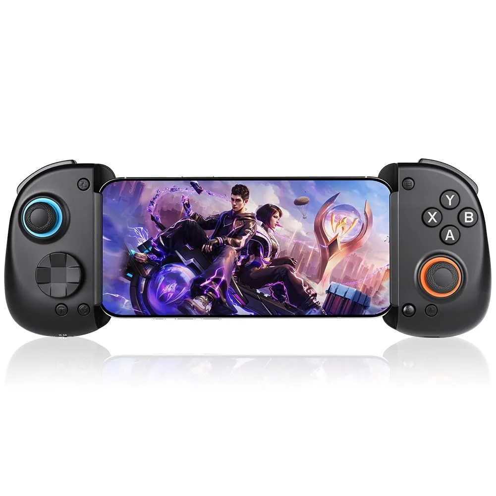 AOOSU Handy Controller für iPhone/Android, Bluetooth Mobile Game-Controller USB-C mit Hall-Effekt Joysticks und Hall Tr…