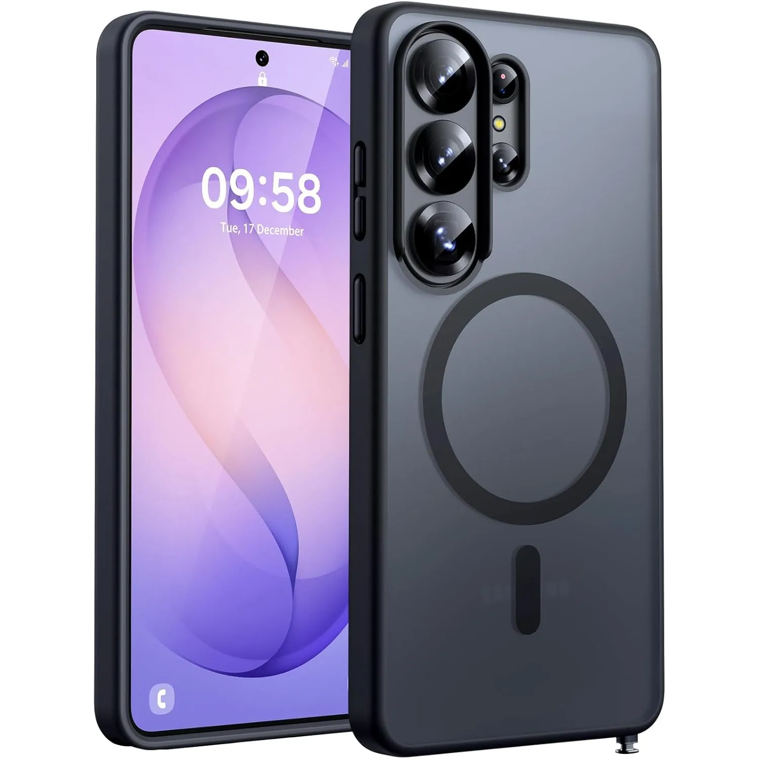 TOCOL für Samsung Galaxy S26 Ultra Hülle, Kompatibel mit MagSafe, Schwarz | Eingebauter Magnetring, Vollständiger Kamer…