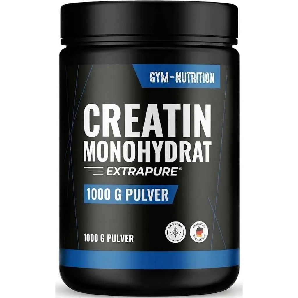 Creatin Monohydrat Pulver – 1 kg (1000g) Kreatin – hochdosiert