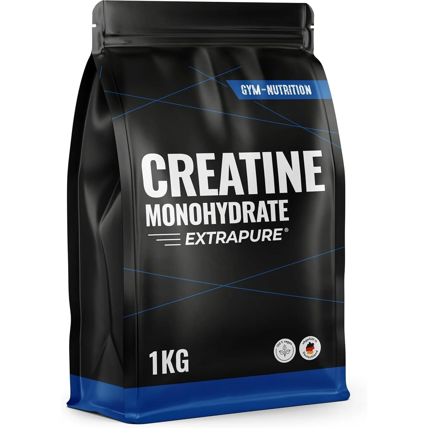 Creatin Monohydrat Pulver – 1 kg (1000g) Kreatin – hochdosiert
