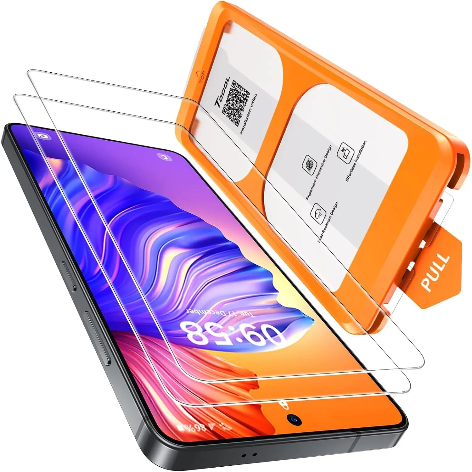 TOCOL für Samsung Galaxy S26 Ultra für Panzerglas Einfache Montage